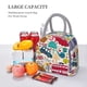 thumbnail image 5 of Balery London Symbols Bolsa de Almuerzo para Mujeres, Caja de Almuerzo, Bolsa de Almuerzo Pequeña Impermeable, Tote de Almuerzo Reutilizable con Gran Capacidad, 5 of 6