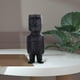 thumbnail image 5 of Estatua de la isla de Pascua antigua, estilo retro megalito masivo, accesorios, C Negro Zulema Estatua de cabeza, 5 of 8