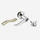 thumbnail image 1 of Cerradura de seguridad de metal empotrada con rosca PT de 1/2" para puerta de gabinete, 1 of 1