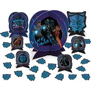 Black Panther Wakanda PriNst Forever Table Centerpiece Kit (27 Pc Set) - Marvel Action-Packed Decorations for Birthdays & Special Occasions
