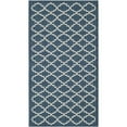 thumbnail image 1 of Safavieh Courtyard Navy Indoor Outdoor Rug - Runner 2'7" x 5', 1 of 1