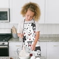 thumbnail image 4 of Scribble Dogs Kids Aprons for Girls and Boys,Adjustable Neck Strap Toddler Aprons for Kids Cooking Baking, 4 of 7