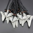 thumbnail image 5 of Pendant Necklace Teeth Surf Surfer Gift Mens Womens Punk Jewellery, 5 of 6