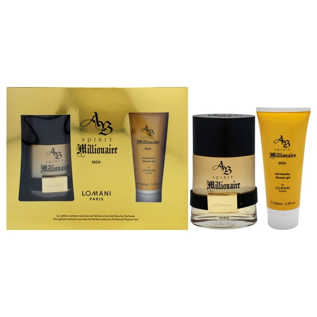 Perfume Lomani AB Spirit Millionaire EDP 100 ml con loción corporal