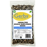Unsalted Sunflower Seeds In Shell by Gerbs - 2 LBS - Top 14 Food Allergen Free & NON GMO - Dry Roasted