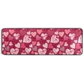 thumbnail image 5 of Dreamtimes Valentine's Day Hearts Hallway Runner Rug 2'x6' Kitchen Rug with Rubber Backing Pink Cute Love Floral Non Slip Entryway Rug Runner Washable Soft Area Rug for Hallway Bedroom Kitchen Decor, 5 of 6