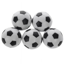 5x Plastic 32mm Soccer Indoor Table Football Ball Replace Black white