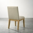 thumbnail image 6 of Knubmt 2 Pack Padded Seat Dining Chair Solid Wood Frame Side Chair for Living Room, Office, Dining Room, 6 of 10
