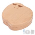 thumbnail image 3 of Caja de recuerdo de dientes de leche, almacenamiento de dientes portátil de madera Caja de dientes de leche Caja de madera para dientes de leche Resultados impresionantes, 3 of 5