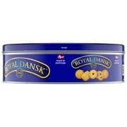 Royal Dansk Danish Butter Cookies, Premium Assorted Cookies in Gift Tin, Great for Sharing and Gifting, 12 oz