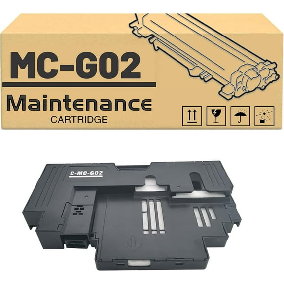 MC-G02 MC G02 Waste Ink Maintenance Cartridge Compatible for Canon G1220 G2260 G620 G2160 G3160 G3260 G680 G580 G3860 3821 3820 2860 2820 1820 Printers, Waste Ink Collector Unit