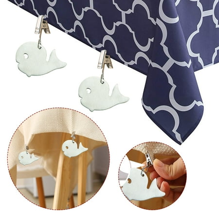 

EUHDSSDE Thickened Table Clip Creative Star Flower Shape Tablecloth Pendant Tablecloth Clip