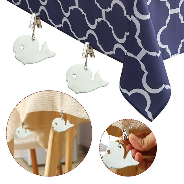 Pince de Table Épaissie, Pince à Nappe en Forme d'Étoile sous Tasse