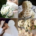 thumbnail image 5 of 1Pc Artificial Hydrangea Flower,White Hydrangea Artificial Flower,Real Touch Plant Fake Hydrangeas for Indoor Outdoor Decor,Wedding Flowers Bouquets Faux Flower Kitchen Centerpiece Table Decoration, 5 of 8
