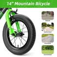 thumbnail image 6 of Korimefa 14 inch Kids Bike for Boys Ages 4-8 Years Children, Toddler Bike with Training Wheels, Dual Brakes, Easy Assembly, Training Bicycle,Blue Green, 6 of 8