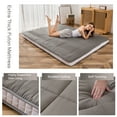 Futon Mattress, Padded Japanese Floor Mattress Quilted Bed Mattress