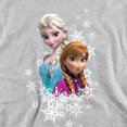 thumbnail image 2 of Frozen Garçons/filles Elsa & Anna Portrait Flocon de Neige Chandail à Capuche Chiné, 2 of 4