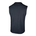 thumbnail image 4 of DPTALR Men's Casual Fashion Solid Color Round Neck Sleeveless Tank Top,Navy, S, 4 of 6