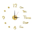 thumbnail image 1 of Horloge murale décorative silencieuse sans cadre pour salon et chambre à coucher, 1 of 3