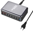 thumbnail image 1 of 500W USB-C Fast Charger Station, 8-Port Type C Charging Block, PD 100W Laptop Power Adapter, Multi-Device Hub for MacBook Pro & Phones, 1 of 8