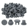thumbnail image 1 of Tapones de goma de 13 mm/0.5" para viales Uxcell, 200 piezas, tapón de goma butílica de dos patas para viales de vidrio y frascos de cultivo de líquidos, gris, 1 of 5