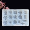 thumbnail image 2 of lanema Various Flowers Embossed Flower Pattern Silicone Mold Suitable for Epoxy Resin Diy Crafts Jewelry Making Home Decor, 2 of 6