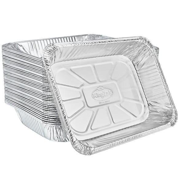 Sartenes de aluminio Nicole Home Collection, tamaño medio, 9 x 13 (paquete de 100)
