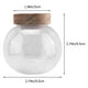 thumbnail image 4 of 1 tarro de cristal con tapa de madera japonesa, contenedor de grano, contenedor sellado (200ml) HOMEMAXS 8210626-MX, 4 of 6