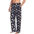 thumbnail image 6 of Sikiie Sharks In Sunglasses Mens Pajama Pants Sleep & Lounge Pants, PJ Bottoms With elastic waistb and Pockets Large, 6 of 6