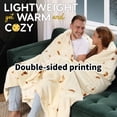 thumbnail image 2 of Blanket Burrito Tortilla, forro polar blanco de 85 cm para adultos, 2 of 6