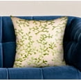 thumbnail image 2 of Plutus Sage Reef Apple Green Floral Luxury Throw Pillow Double sided 18" x 18", 2 of 3