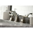 thumbnail image 4 of Kingston Brass KS4946CQL Claremont Widespread Bathroom Faucet with Brass Pop-Up, Polished Nickel, 4 of 8