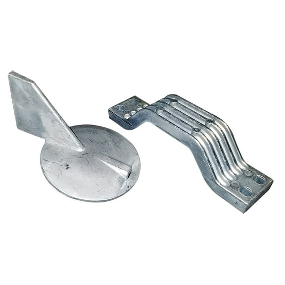 Yamaha Aluminum Anode Kit for 150-200 HP Yamaha Outboard Engines w/Hardware Left Hand Counter Rotation  Military Grade