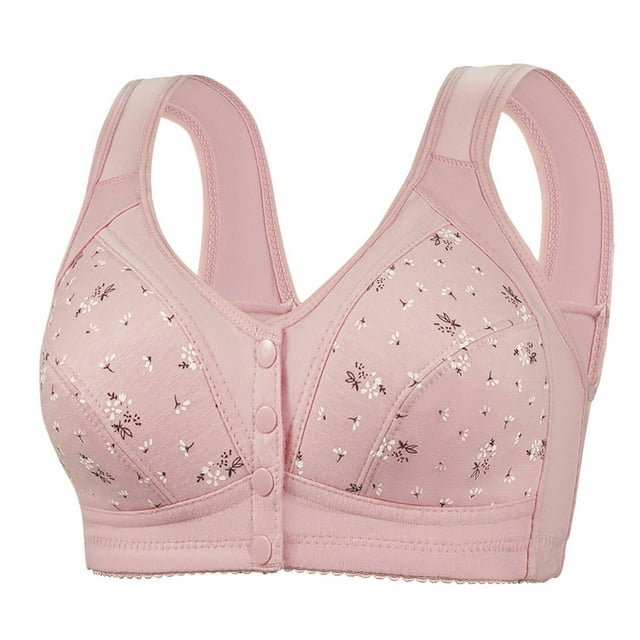 Wirefree Bra, Front Closure Minimizer For Women, Soft Seamless Everyday Bra For Comfort And Support
