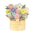 thumbnail image 3 of Abbracc 3D Greeting Card Popup Cards Creative Festive Cards Happy Mother Day Card Flower yellow, 3 of 9