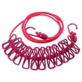thumbnail image 1 of Alinna Tendedero Retráctil Portátil, Tendedero De Viaje Con 12 Pinzas Para Ropa Interior, Secado, Accesorios Para Acampar Al Aire Libre (Rojo Rosa), 1 of 5