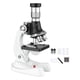 thumbnail image 2 of Microscopio para niños Kits de tallo 1200x aprendizaje interactivo con 8 diapositivas juguete científico para principiantes 5-7 niños regalos de, 2 of 9