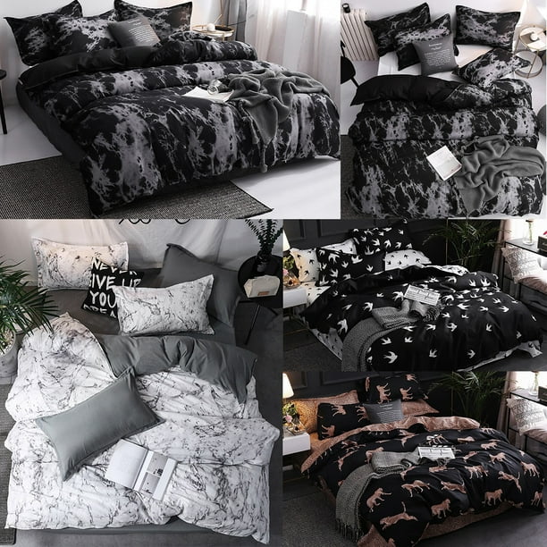 Duvet Covers Queen Size Set With Zipper Closure Ultra Soft Hypoallergenic Comforter Cover Sets 3 Pieces 1 Duvet Cover 2 Pillow Shams Walmart Com Walmart Com