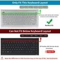 thumbnail image 2 of LAICAIW Colorful Keyboard Cover for HP 14" Laptop 14-dq 14-fq 14-ba/bf/cm/ce/cf/df/dk HP Stream 14-cb 14-ds Series 14-dq0070nr dq0060nr dq0030nr dq0005dx dq0004dx dq0002dx dq0032dx 14-fq0013dx, Rain, 2 of 7