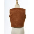 thumbnail image 4 of renvena Kids Boys Western Cowboy Vest Tassels Vest for Theme Party Carnival Dress Up Brown 4, 4 of 7