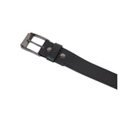 Adder Leather Belt [Black Snakeskin]