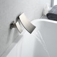 thumbnail image 5 of sumerain Brushed Nickel Tub Faucet Waterfall Wall Mount Bathtub Filler Left-Handed Handle, 5 of 5