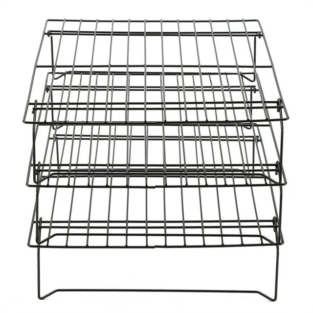 Rejilla para enfriar y hornear, rejilla para enfriar de acero inoxidable, bandeja para parrilla de cocina para galletas, bandeja antiadherente para parrilla, diseño de última generación