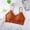 Brown, variant on Idoravan Sports Bras for Women Plus Size Women's Ruched Sports Bras Padded Workout Tops Medium Support Crop Tops Free Size