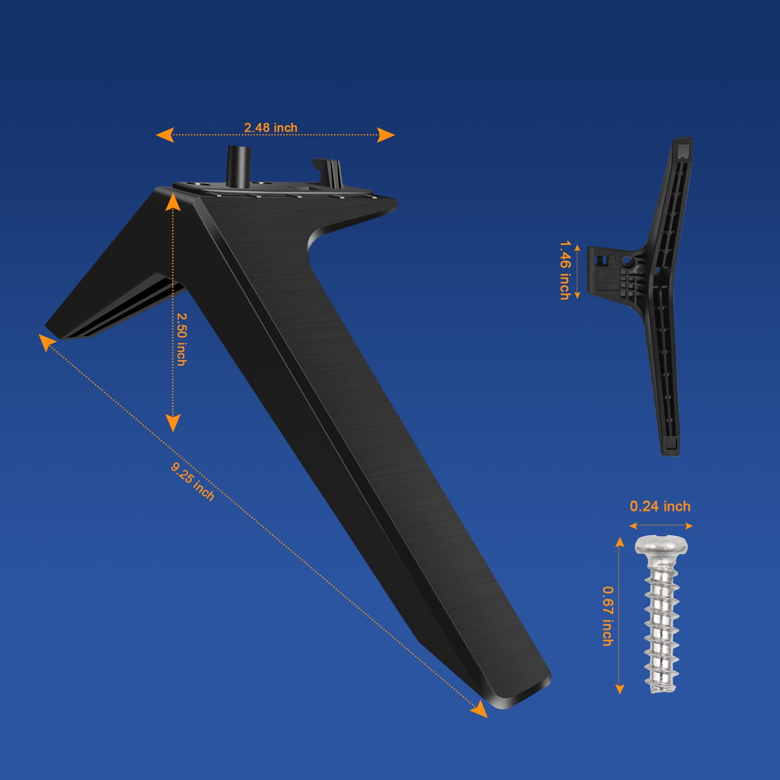 Stand for LG TV Legs Replacement, Suitable for LG 49 50 55 Inch TV LED TV Base/Foot 50UK/55UK/55UM/50UM Series,55UM6910 55UM6910PUC 55UM6950 5 55UM7300 50UM7300 55UK6090 50UK6300 with Screws