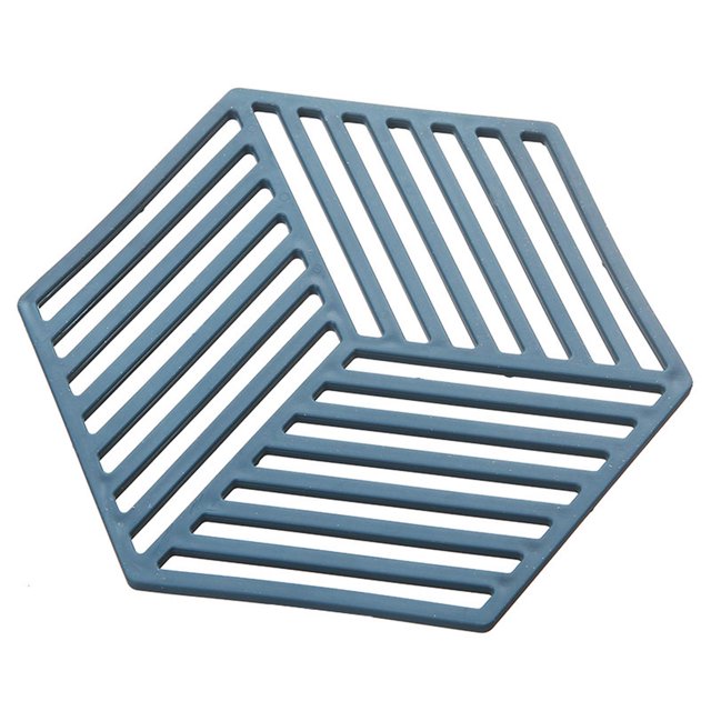 CAROOTU Hexagonal Table Insulation Pad Multifunctional Heat-Resistant Non-Slip Coasters for Home Kitchen Restaurant