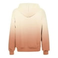 thumbnail image 5 of UTSJKR Women's Oversized Gradient Hoodies Full Zipper Long Sleeve Pullover Sweatshirt Fleece Lined Warm Jacket 2024 Fashion Winter Outwear Beige XL, 5 of 6