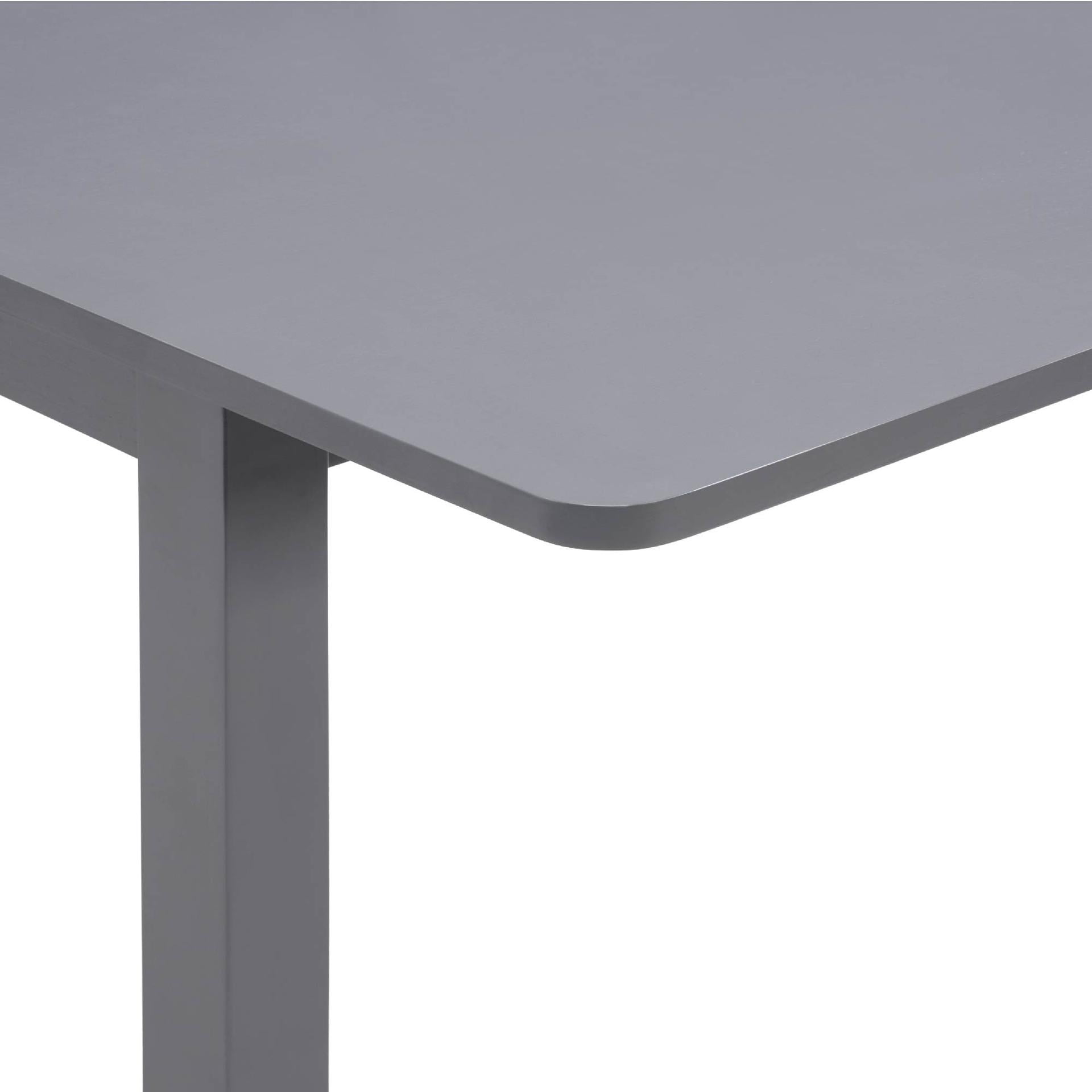 Lisonu 59" Extendable Dining Table, Modern Dark Gray Wooden Kitchen Table for 4-8 People, Space-Saving Expandable Table for Dining Room, Home Office & Small Living Spaces