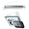 thumbnail image 3 of Heng s Industries Roof Vent V774401-C1G1 Manual Opening; For 14 Inch x 14 Inch; With Screen; Without Fan; Pure White Screen Frame/Smoke Lid/Colonial White Base, 3 of 5