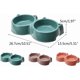 thumbnail image 2 of Double Small Bowls Plastic Food and Water Bowl Set, 2 of 4